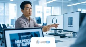 Helpdesk Vs IT Support from Gamma Tech Services